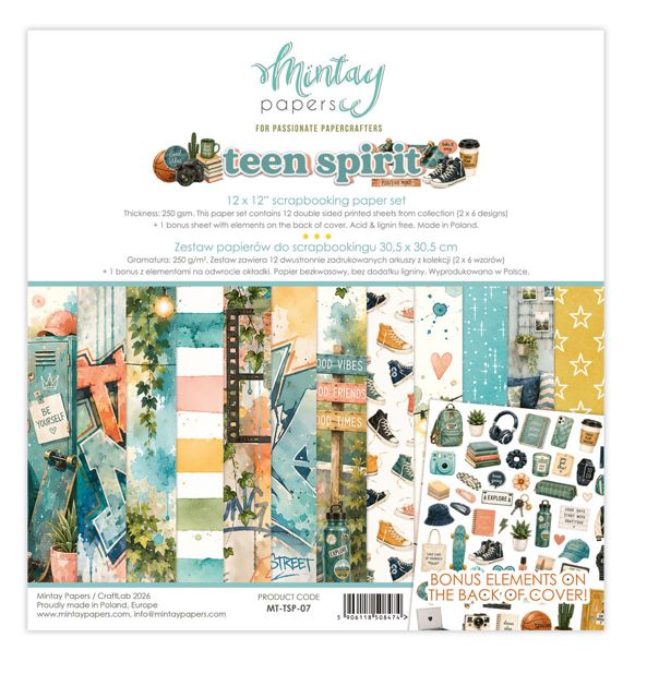 Mintay - Teen Spirit 12x12 Paper Set