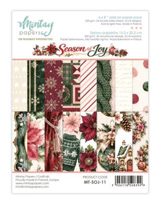 Mintay - Season Of Joy 6x8 Add On Paper Pad