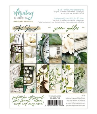 Mintay - Green Gables 6x8 Art Journal Paper Pad