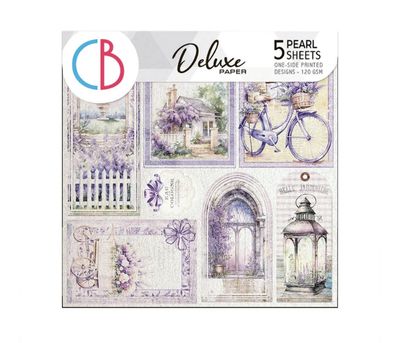 Ciao Bella - Morning In Provence Deluxe Paper Pearl 6x6  5 Sheets