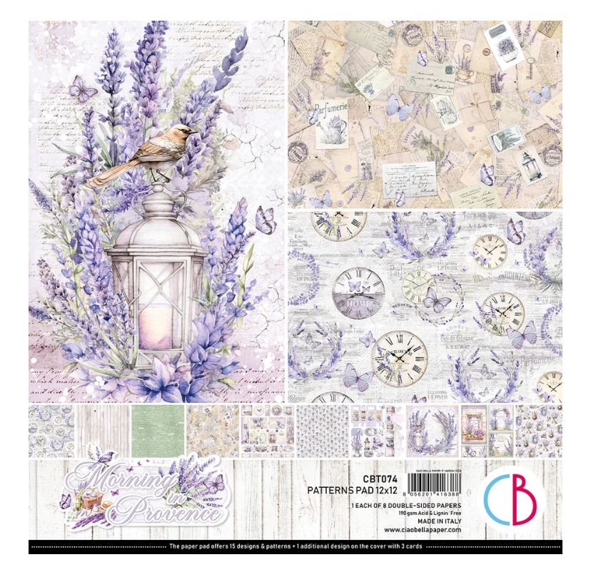 Ciao Bella - Morning In Provence 12X12 Patterns Paper Pad 8 Sheets
