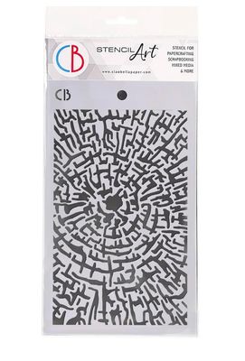 Ciao Bella - Cross Section 5x8 Texture Stencil