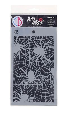 Ciao Bella - Spiders 5x8 Texture Stencil