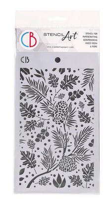 Ciao Bella - Autumn Leaves 5x8 Texture Stencil