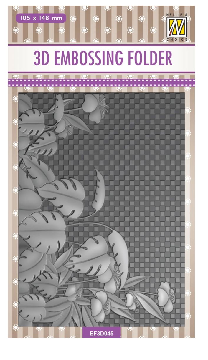 Vaessen Creative -  Monstera Deliciosa 3D Embossing Folder