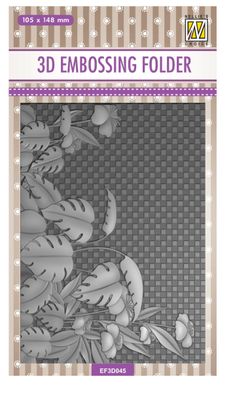Vaessen Creative -  Monstera Deliciosa 3D Embossing Folder