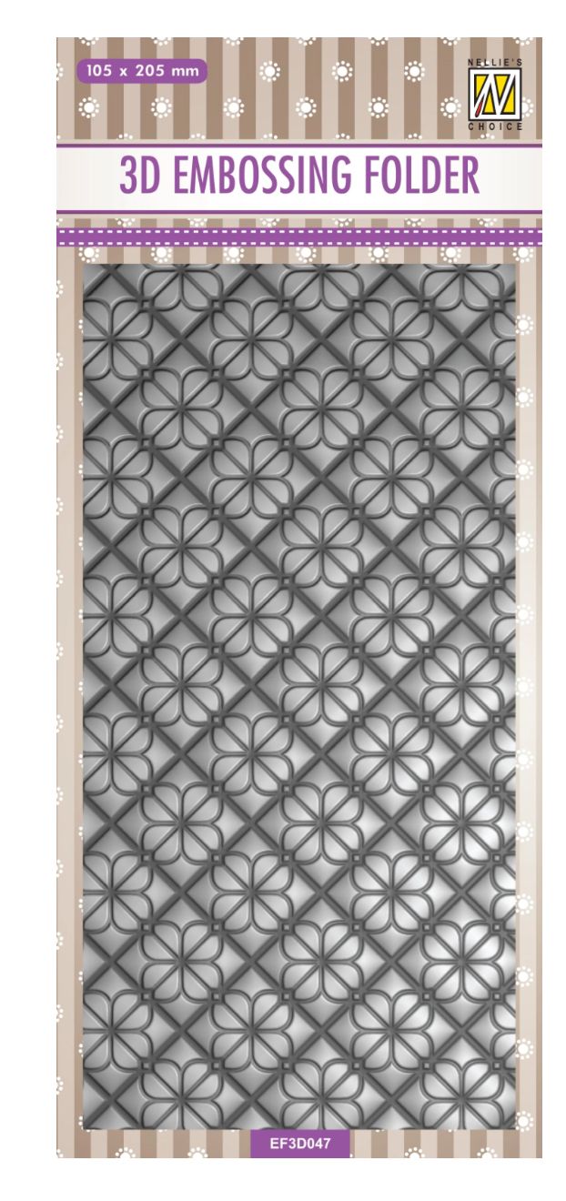Vaessen Creative - Flower Backgrounds 3D Embossing Folder