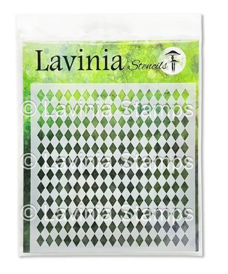 Lavinia Stamps - Diamond Checkerboard Stencil