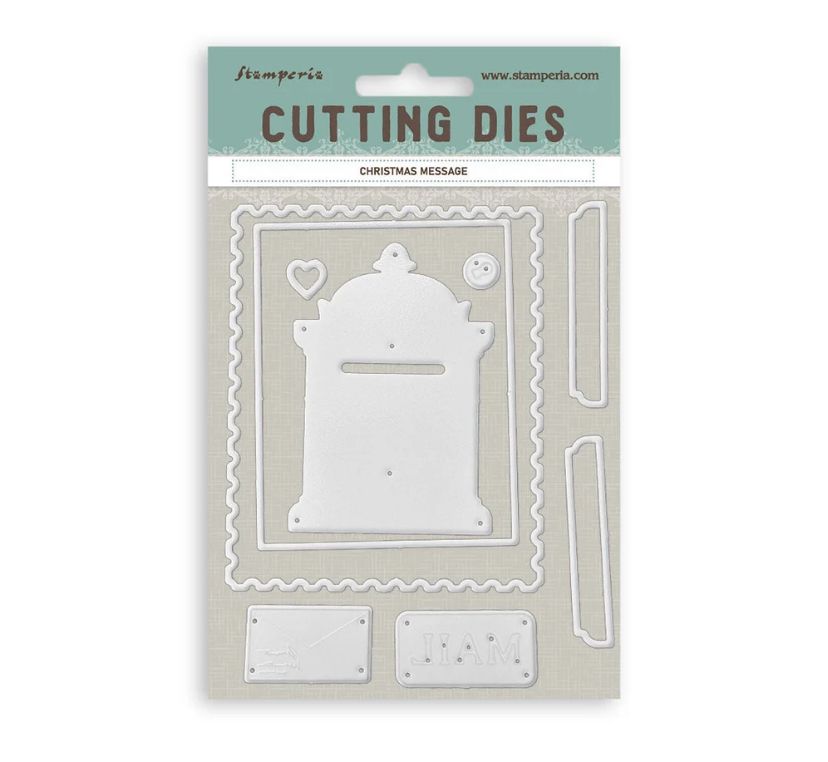 Stamperia - Christmas Message A6 Crafting Dies