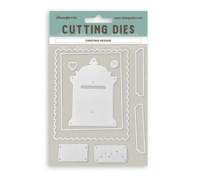 Stamperia - Christmas Message A6 Crafting Dies