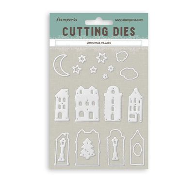 Stamperia - Christmas Village A6 Cutting Dies