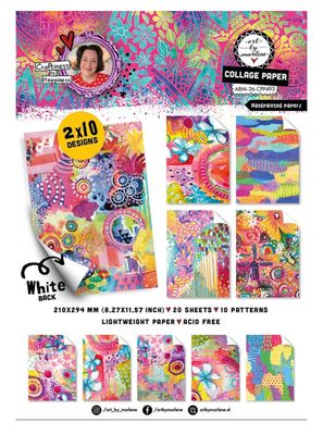ABM - Handpainted  Papers Pad 20 Sheets
