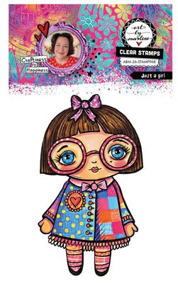 ABM - Just A Girl Clear Stamp 1pc