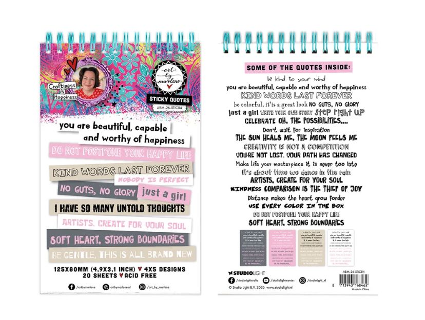 ABM - Sticky Quotes Quotes 20 Sheets