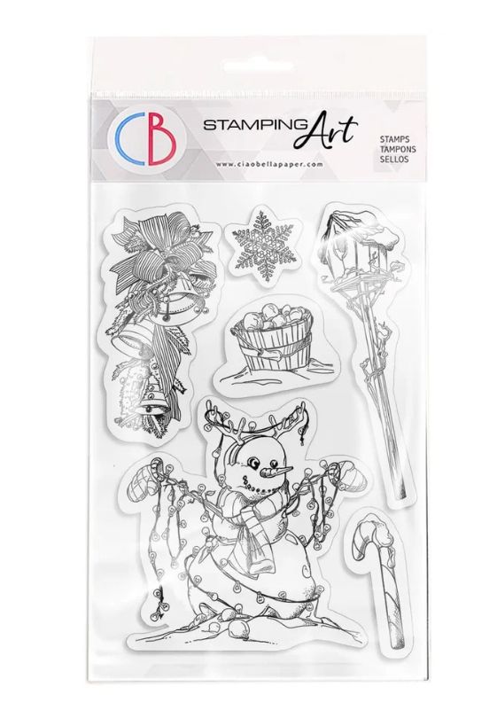 Ciao Bella - Winter Lights 4x6 Clear Stamp Set