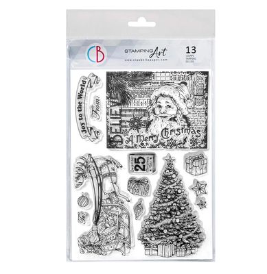 Ciao Bella - Believe In Christmas 6x8 Clear Stamp Set