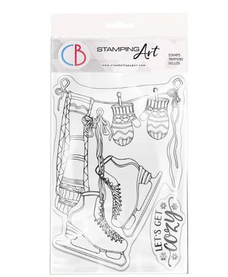 Ciao Bella - Let's Get Cozy 4x6 Clear Stamp Set