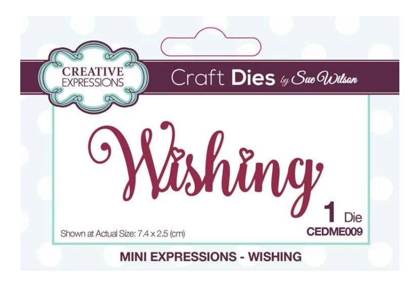 Creative Expressions - Mini Collection Wishing Cutting Die