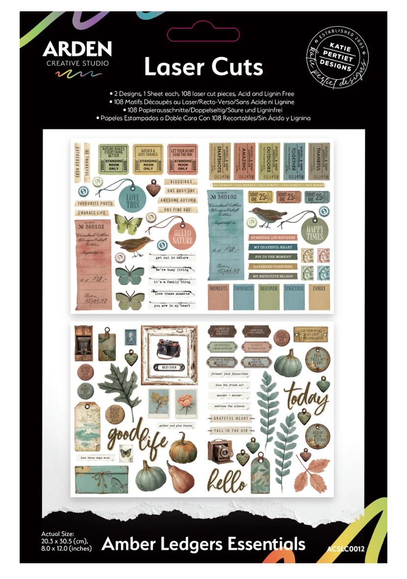Arden Creative Studio - Amber Ledgers Essentials Laser Cuts