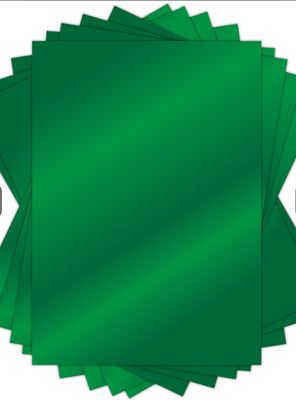 Craft Consortium - A4 Essential Mirror Cardstock - Green