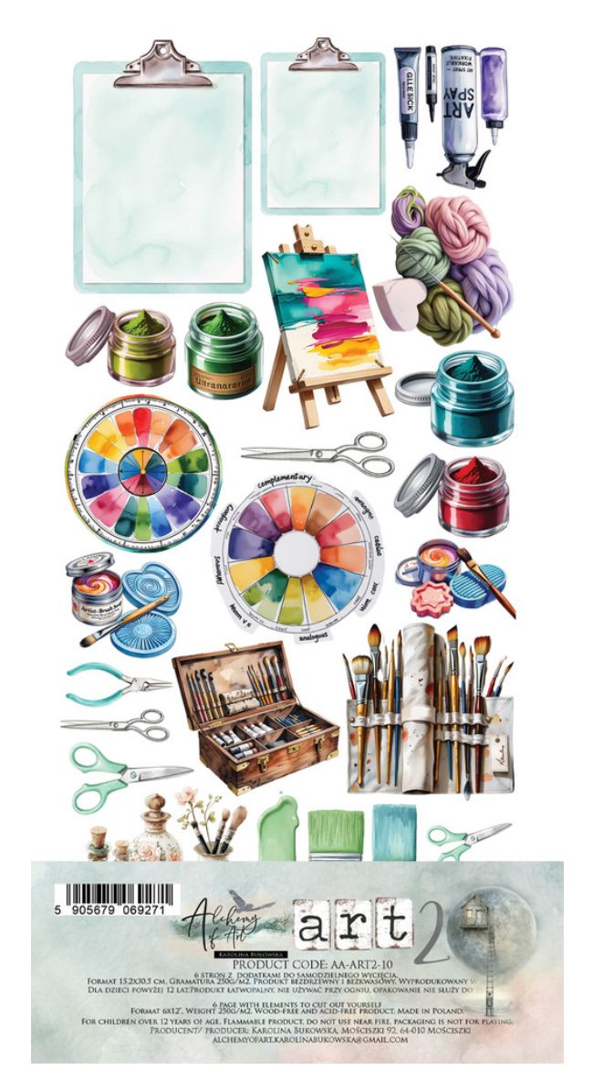 Alchemy Of Art - 6x12 Extras Paper Set Art 2