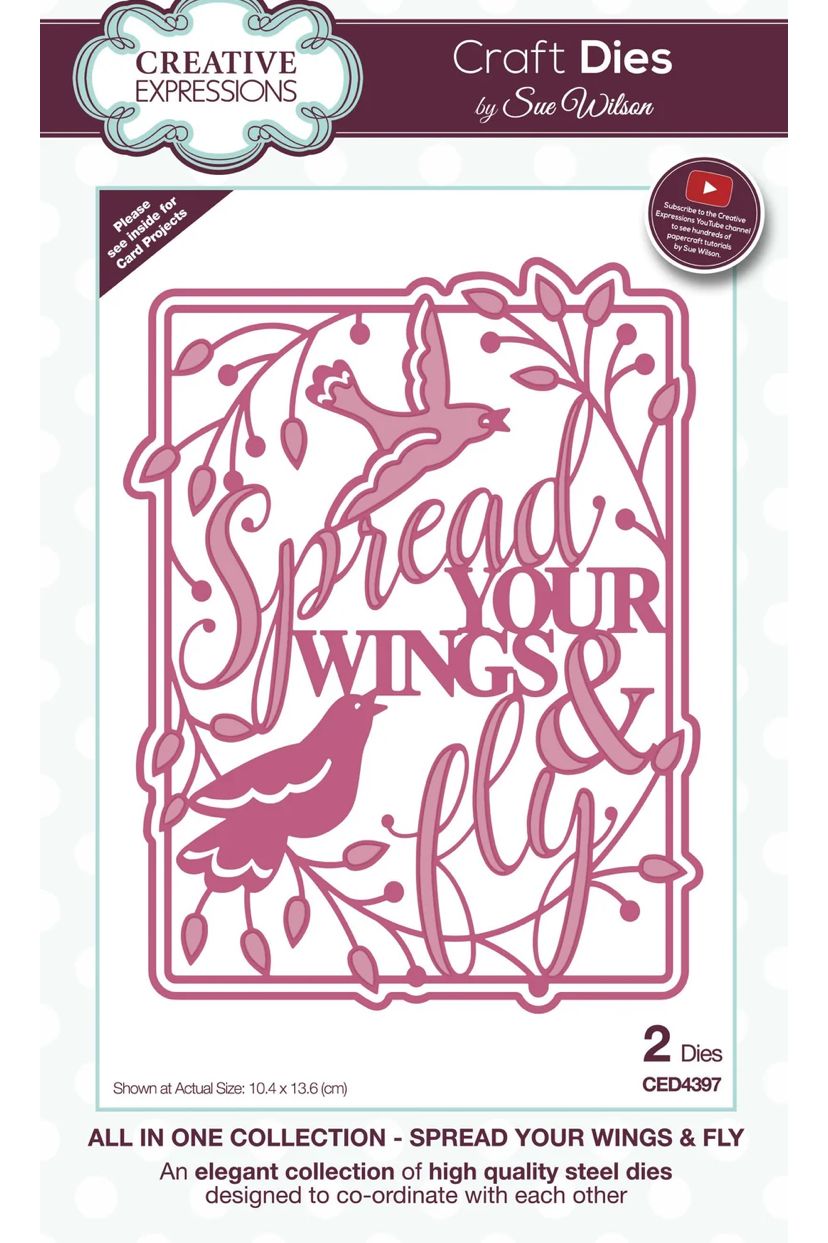 Sue Wilson - All In One Spread Your Wings &amp; Fly Cutting Dies