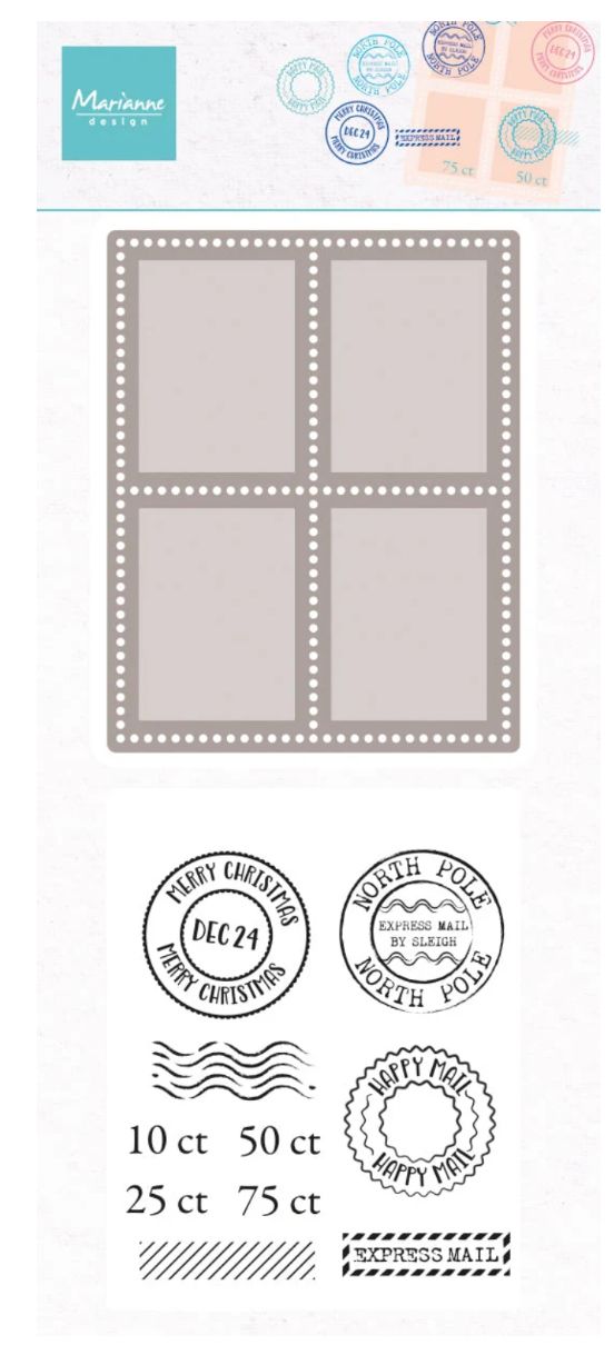 Marianne Designs - Postage Stamp And Die Set