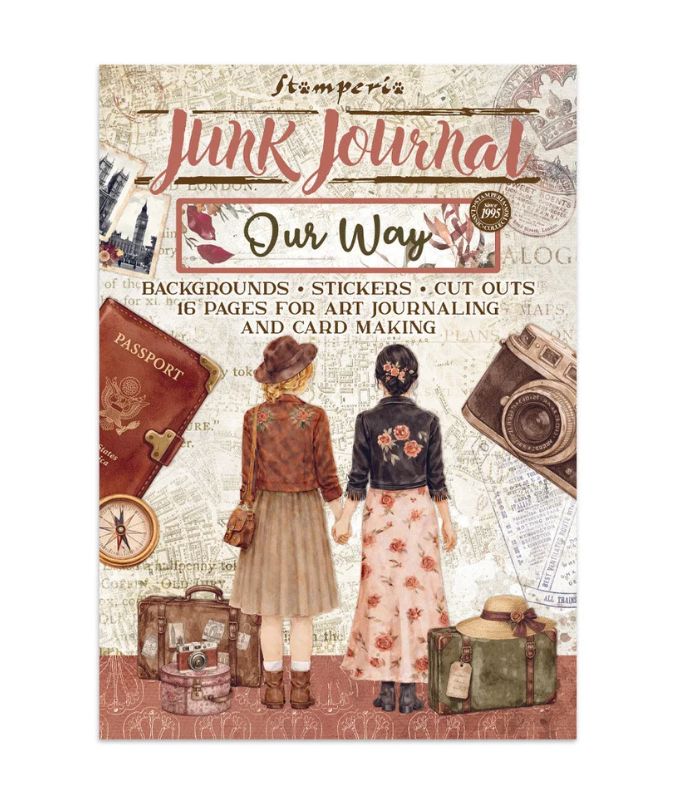 Stamperia - Our Way Junk Journal: Stickers, Backgrounds, Cut-Outs