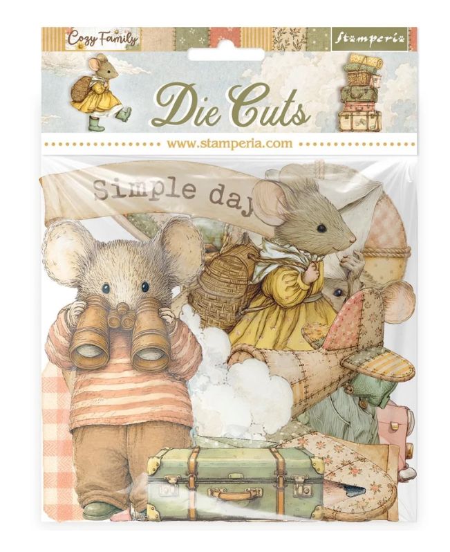 Stamperia - Cozy Family Decorative Die Cuts