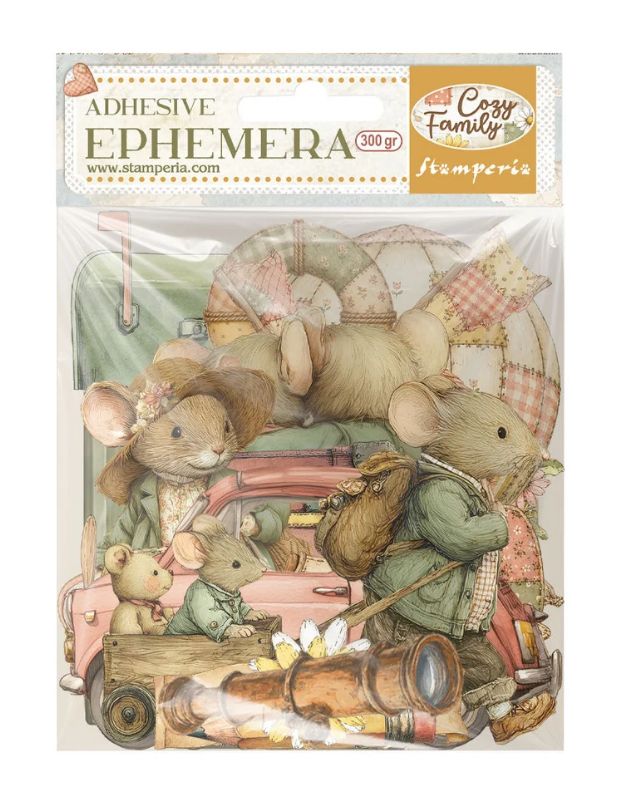 Stamperia - Cozy Family Decorative Ephemera