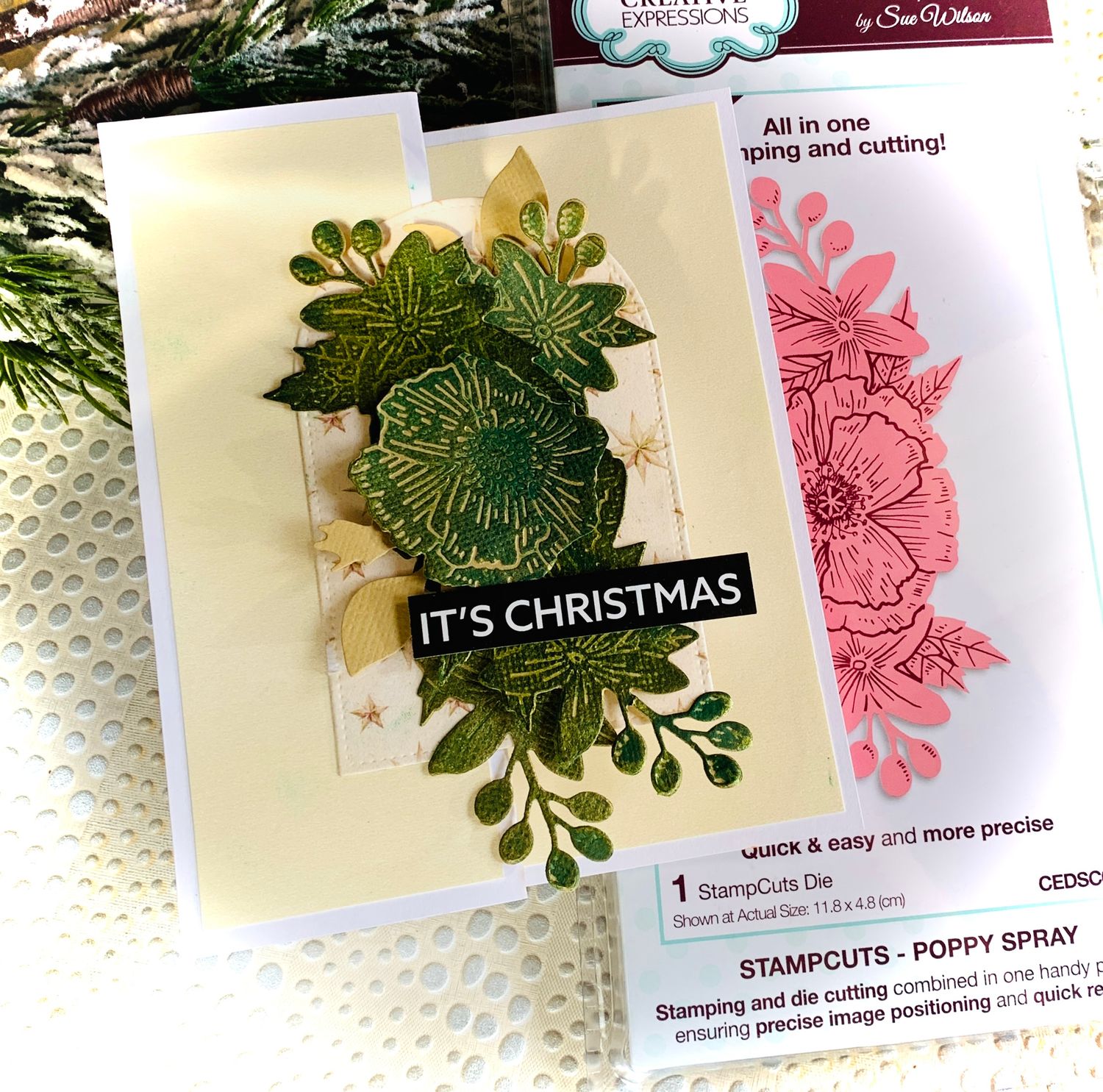 Workshop - Poppy Spray Die Cutting Card Session 1
