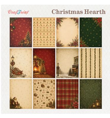 Craftreat - Christmas Hearth 6x8 Paper Pad