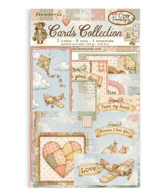 Stamperia - Cozy Family Printed Cards Collection