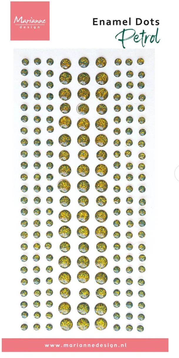Marianne Designs - Enamel Dots Petrol