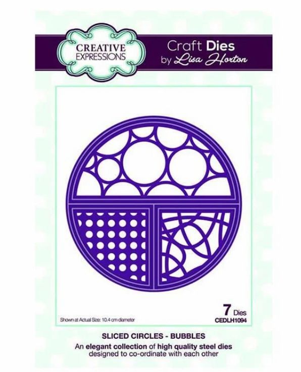 Creative Expression - Sliced Circles Bubbles Craft Die