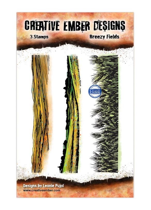 AALL&amp;CREATE - Breezy Fields Creative Embers Designs A7 Stamp Set
