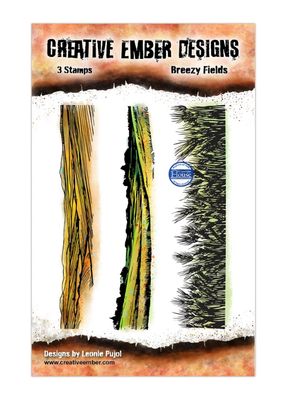AALL&amp;CREATE - Breezy Fields Creative Embers Designs A7 Stamp Set