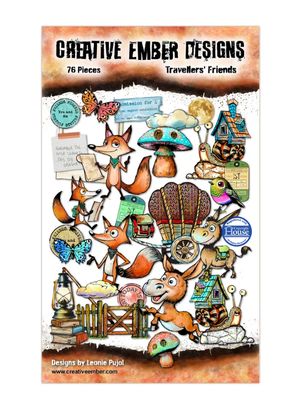 AALL&amp;CREATE - Travellers' Friends Creative Embers Designs A6 Ephemera