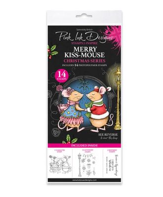 Pink Ink Designs - Merry Kiss Mouse DL Stamp Set