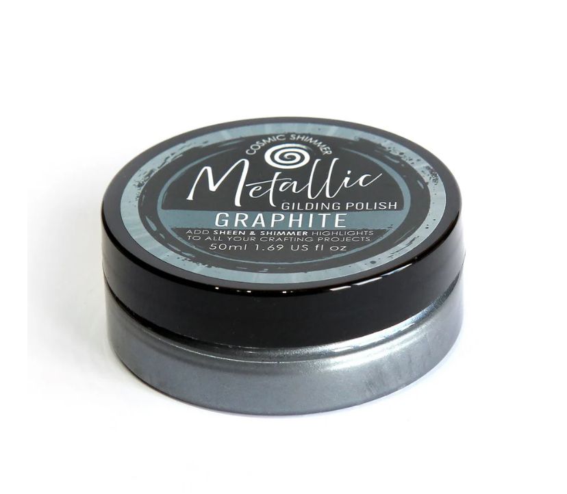 Cosmic Shimmer - Graphite Metallic Gilding Polish 50ml