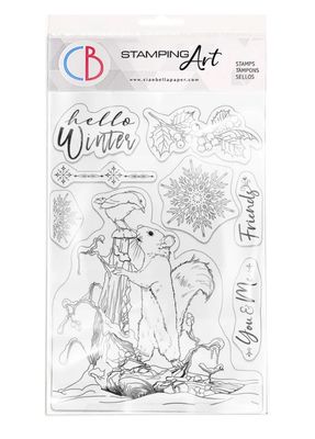 Ciao Bella - Hello Winter Clear Stamp Set