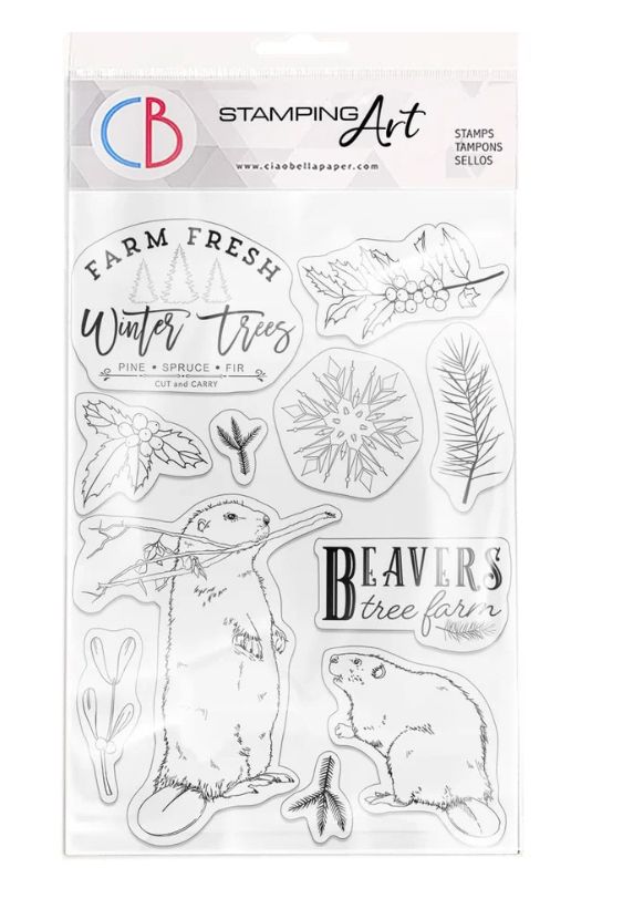 Ciao Bella - Beavers Tree Farm Clear Stamp Set
