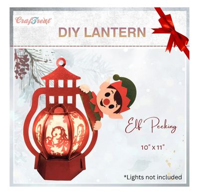 Craftreat - DIY Paper Lantern, Elf Peeking