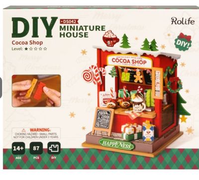 Rolife - DIY Miniature House Kit, Cocoa House