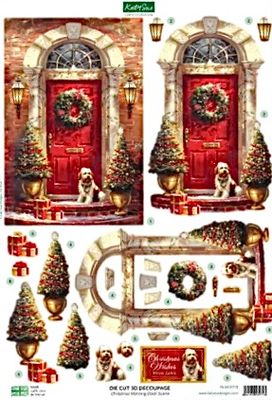Katy Sue - Christmas Morning Door Scene Single Sheet