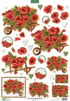 Katy Sue - Poppy Barrow Topper Single Sheet