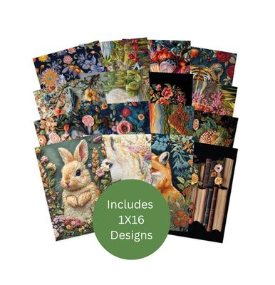 Hunkydory Crafts - Amazing Embroidery A7 Pocket Pad 16/pkg