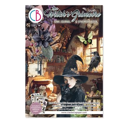 Ciao Bella - The Witch's Grimoire Junk Journal &amp; Ephemera Book A4 32/pgs