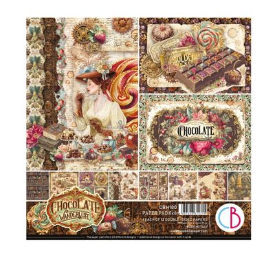 Ciao Bella - Chocolate Wanderlust 8x8 Paper Pack 12/pkg