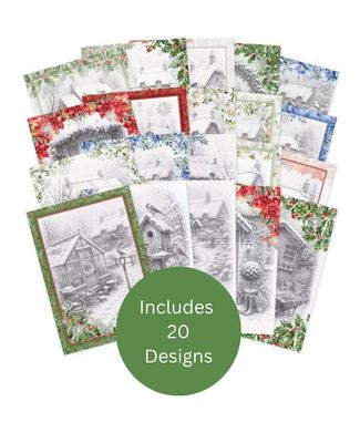 Hunkydory Crafts - Little Book Of An Artist's Garden At Christmas 20/pkg